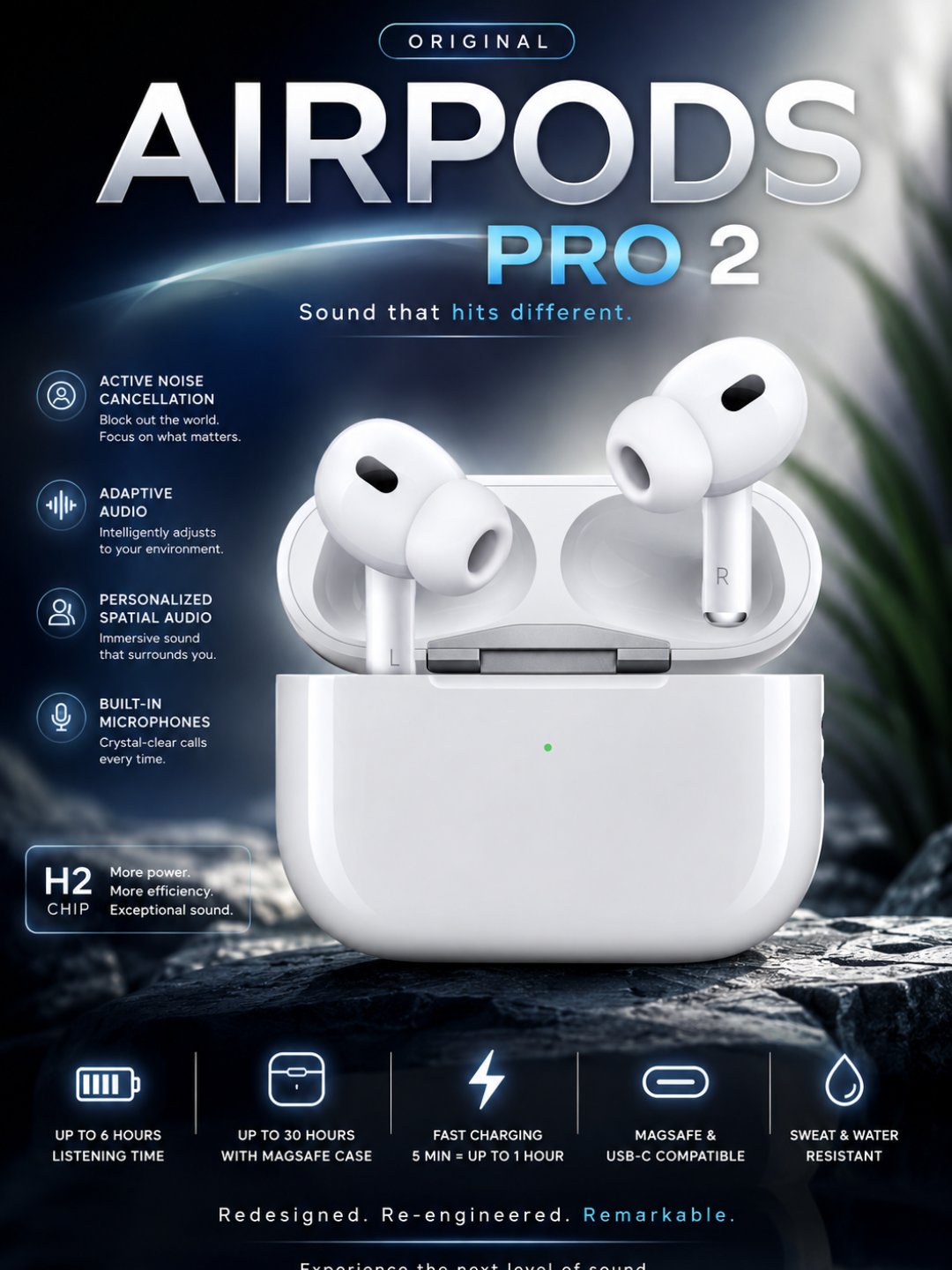 Airpods PRO 2 Style Wireless Earbuds