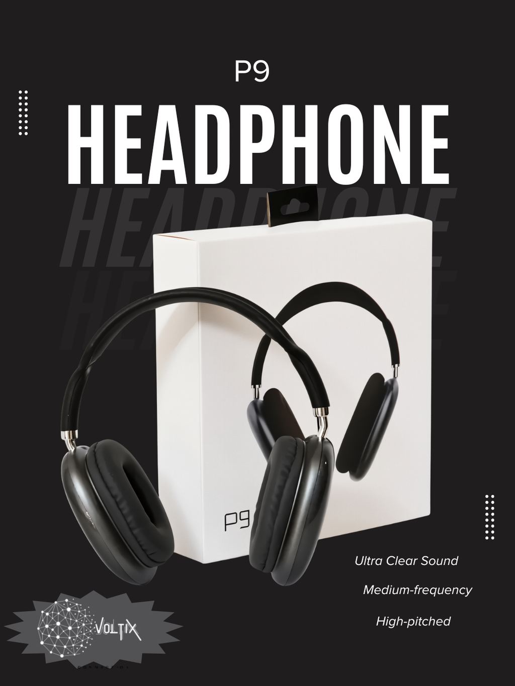 P9 Wireless Hi-Fi Headphones