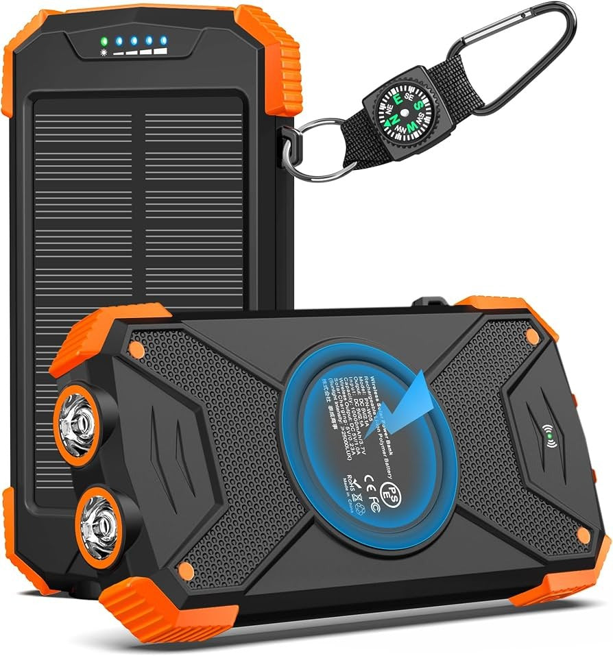 Solar Power Bank – Portable Rechargeable Battery