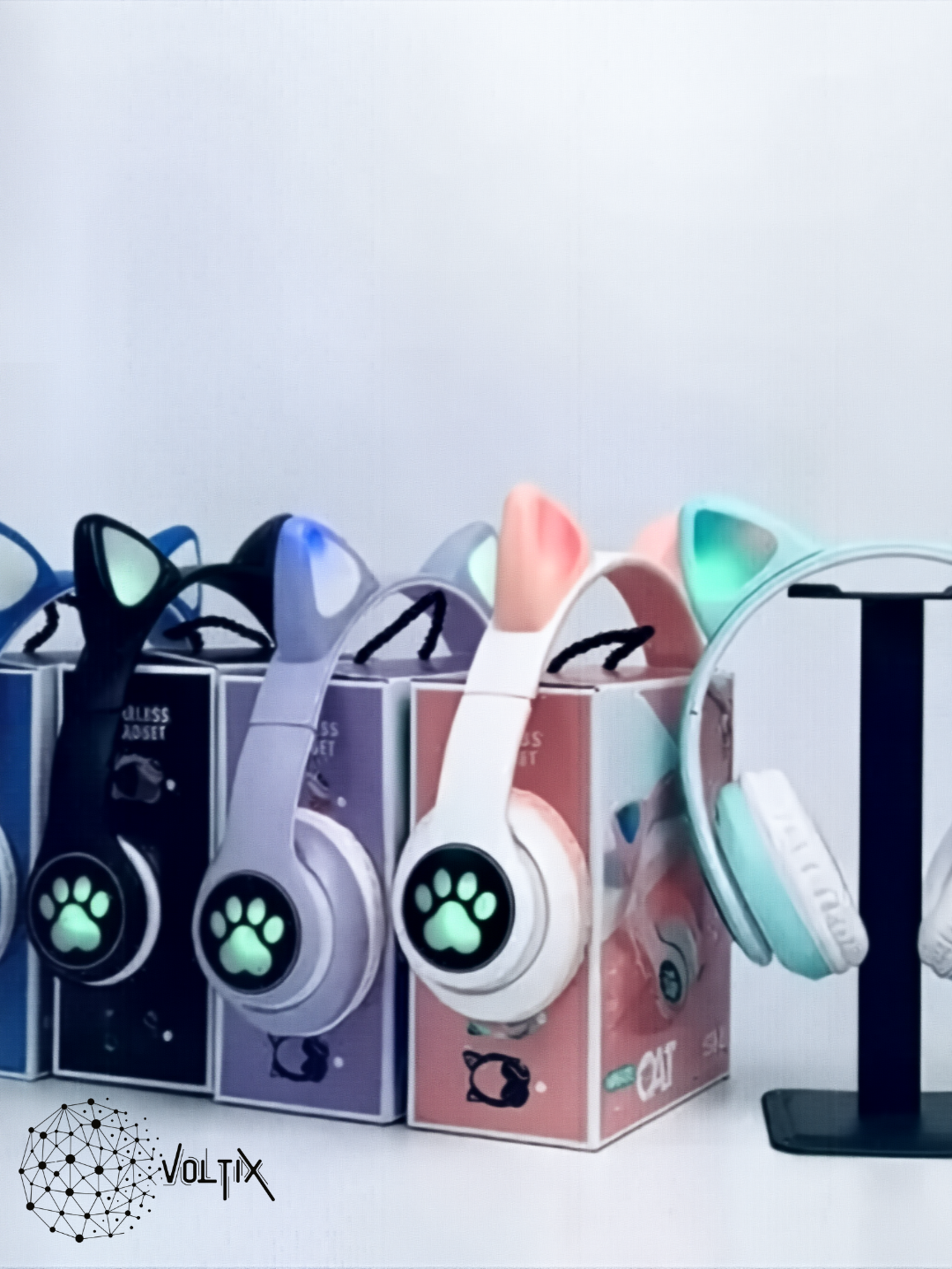 Cat LED Head Phones