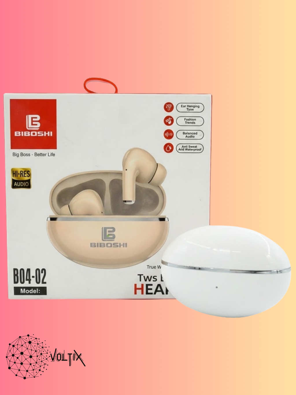 Biboshi TWS Wireless Headset (B04-02)