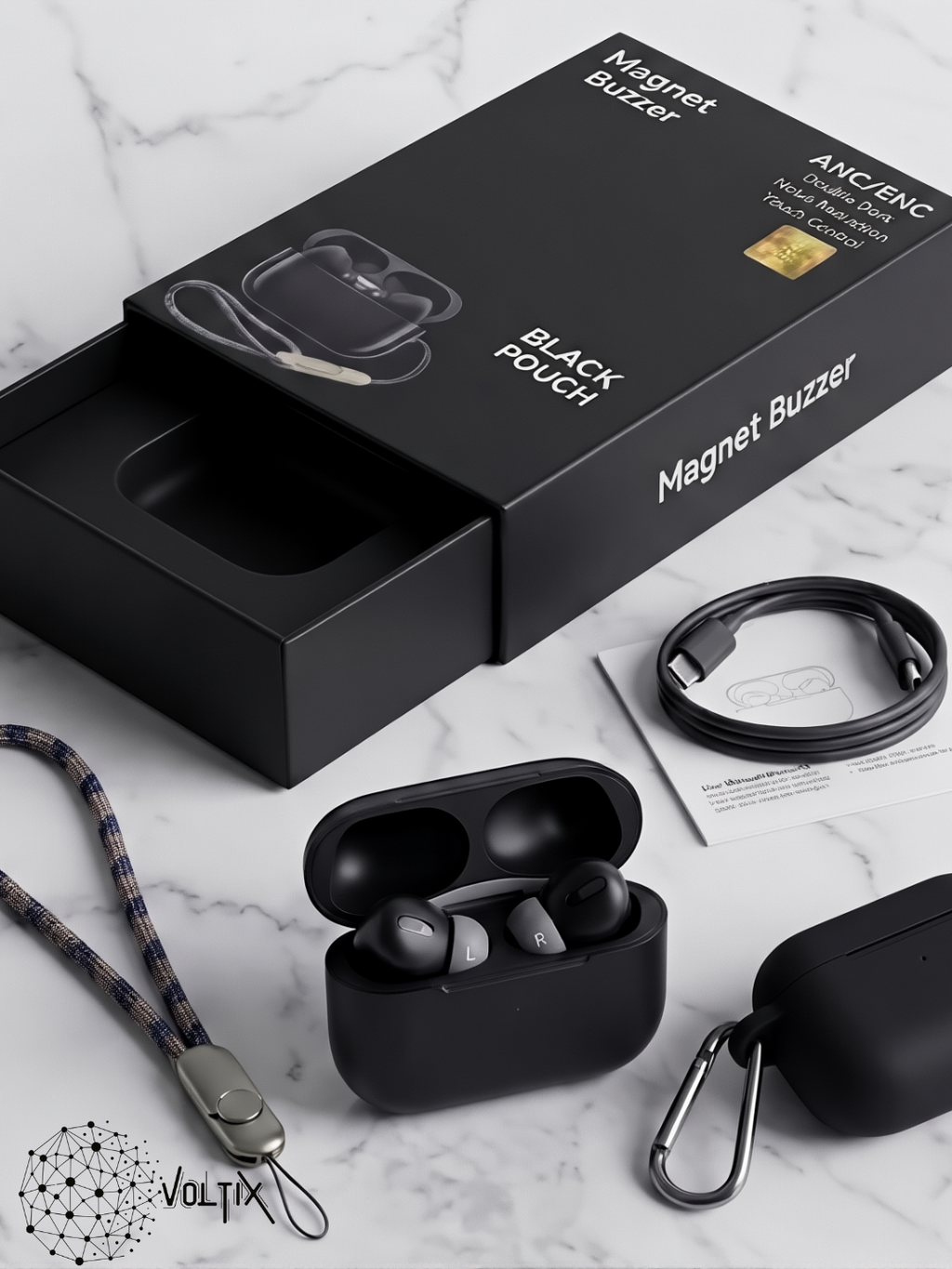 POUCH Buzzer Magnet 2nd Generation Wireless Earbuds