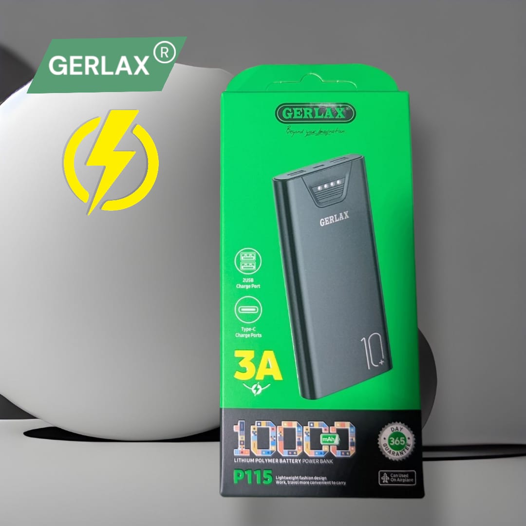 Gerlax 10,000mAh Lithium Polymer Power Bank Secondary image