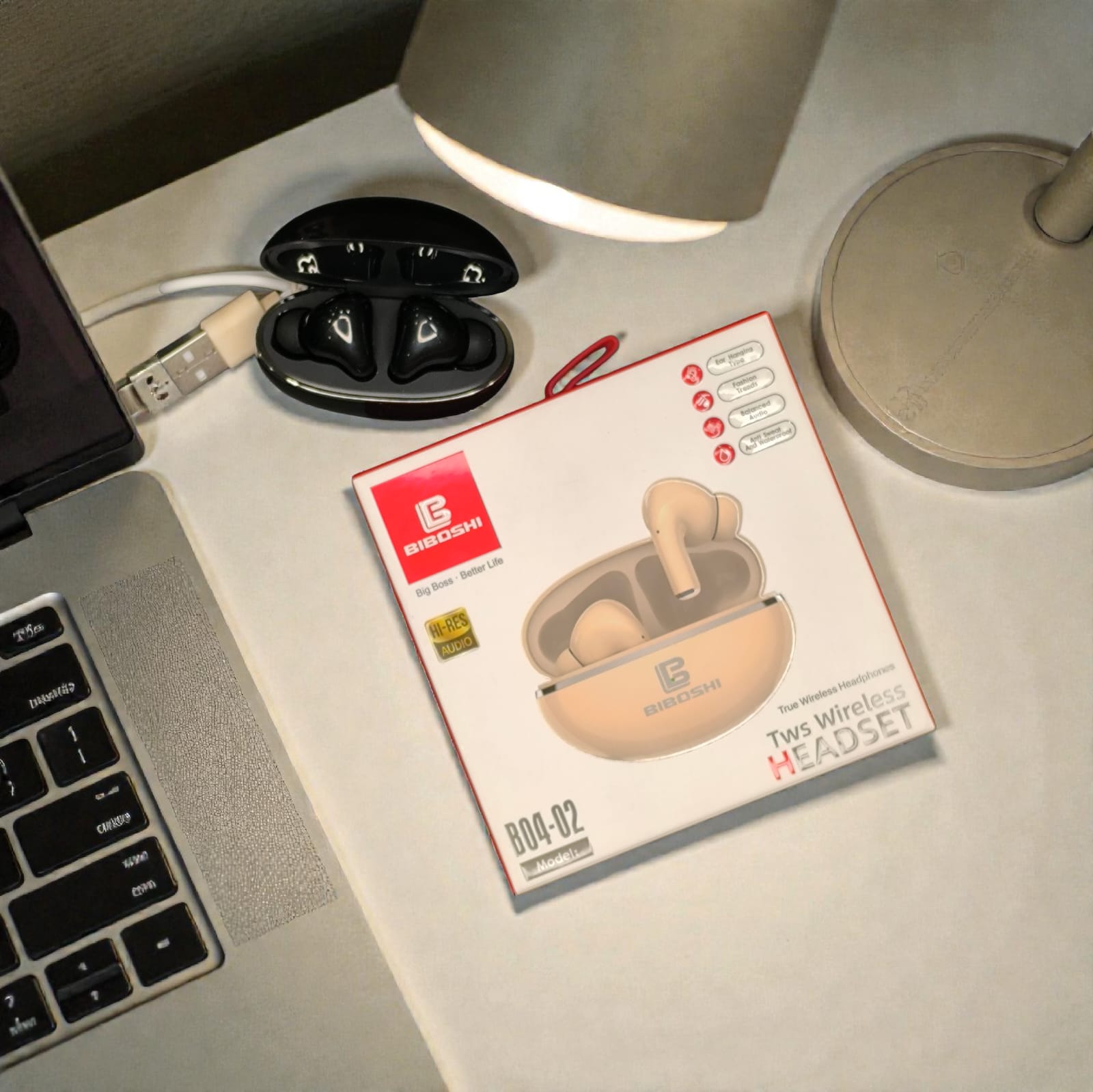 Biboshi TWS Wireless Headset (B04-02)