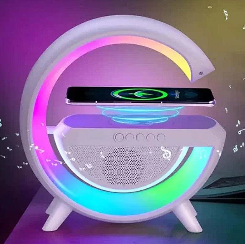 Wireless Charging Bluetooth Speaker – Rainbow Light