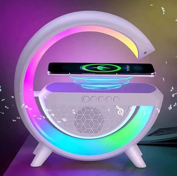 Wireless Charging Bluetooth Speaker – Rainbow Light